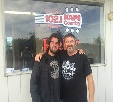 American Idol contestant Joey Hendricks with Mike in the Morning