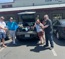Woofmas in June pet food drive at the Country Store in Burlington